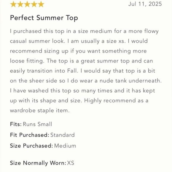 NWT Size S -  Pilcro Cotton Swing Sweater Tank (NWT US$ 88) - Picture 14 of 15